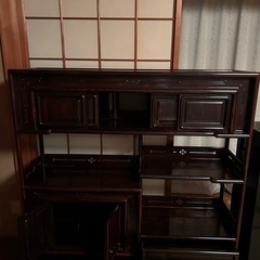 飾り棚 茶棚 の画像