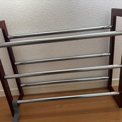 シューズラック省スペース靴収納　スリッパ・靴置きの画像