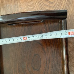 未使用！天然木トレーの画像