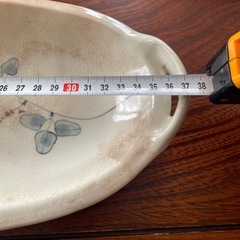 持ち手付き横長和皿の画像