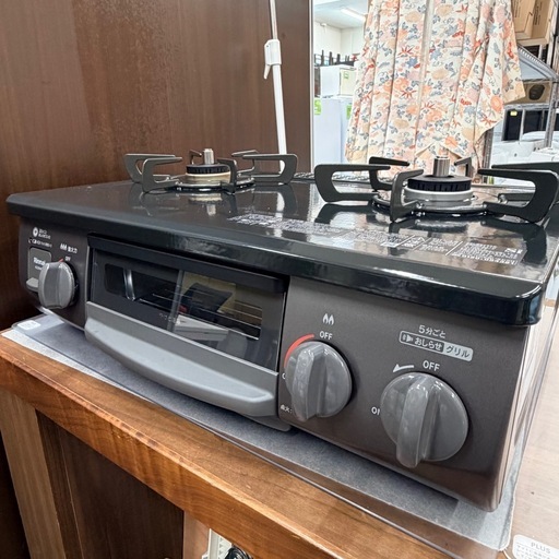 USED ガスコンロ Rinnai 2024年 LP用 🔥Rinnai🔥 2024年製 リンナイ ガスコンロ LPガス用 NTM35BKL 2口