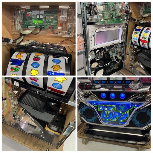 1232 Sammy サミー パチスロ実機 DISC UP/ZS ディスクアップ メダルレス機