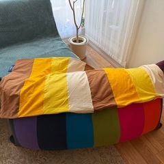 Yogibo ミディ プレミアム (Yogibo Lite Rainbow Premium)替えカバー付きの画像