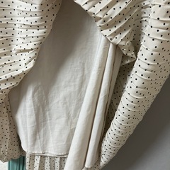 NATURAL BEAUTY BASIC ドットプリーツスカートの画像