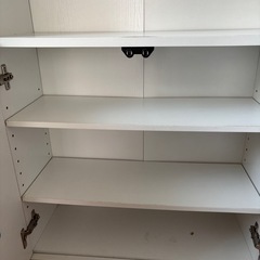 スリム コンパクト 食器棚の画像