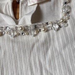 可愛いビーズ付きの半袖♥️の画像