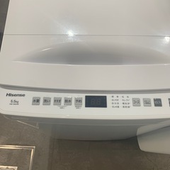 【ジモティー割】ハイセンス　2025年製　5.5kg 洗濯機　（ID1787）の画像