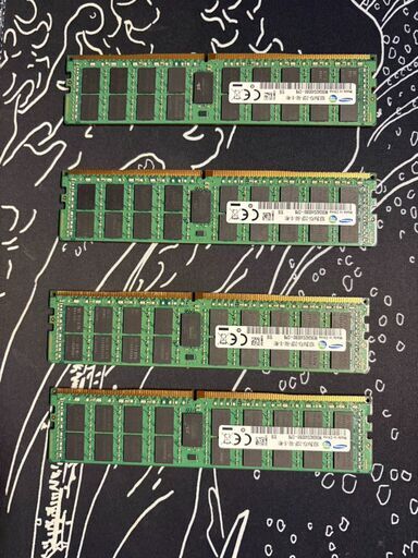 Samsung ECC DDR4 16GB×4 64GB RDIMM 2133