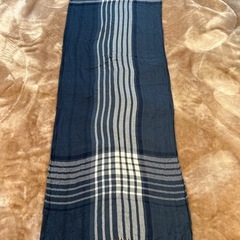 ストールマフラースカーフショールメンズレディース  170 60 7 使用感や汚れやほつれがあります。の画像