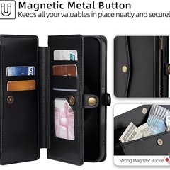 For Xperia 5 V ケース 財布型 手帳型 ショルダー ストラップの画像