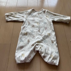 西松屋　ロンパース　淡色　くまの画像