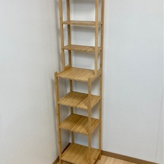 IKEA 竹製オープンラックの画像