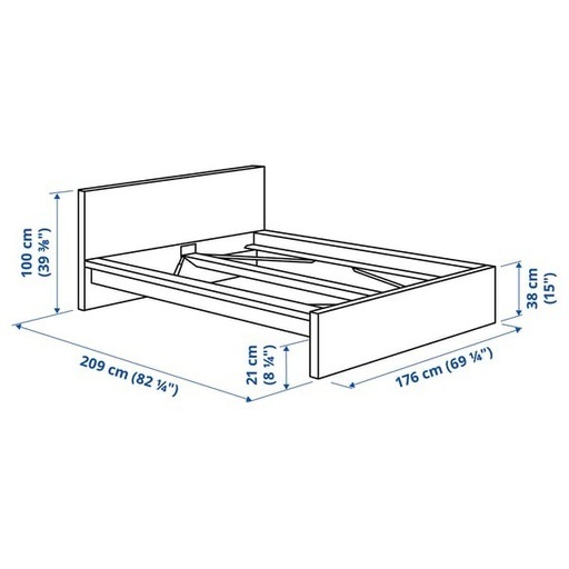 IKEAダブルベッド セット
