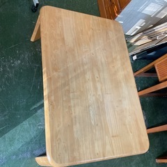 折りたたみテーブル　ライトブラウン　中古の画像