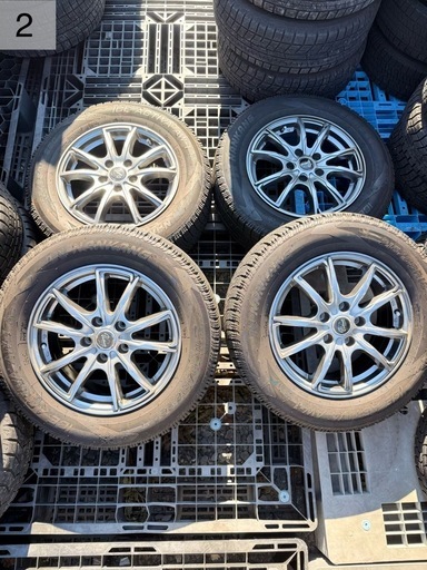 スタッドレスタイヤ＋アルミホイール 4本セット 215/65R16 ハンコック ICE ACTIVA AW-1