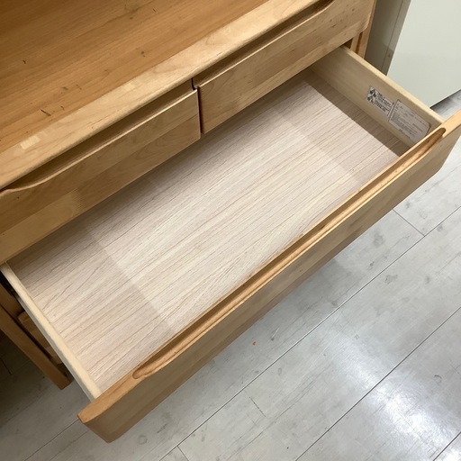 チェストラック　棚3段　引き出し3段　使用感有　　アルナス　ナチュラル　【トレファク堺福田店】