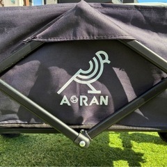 A-ORAN キャリーワゴン 折りたたみ式　ブラックの画像