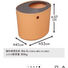 アイリスオーヤマ 猫 トイレ 本体 上から猫トイレ 
の画像