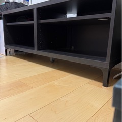 IKEA オープンシェルフ ローボード テレビ台 幅120cmの画像
