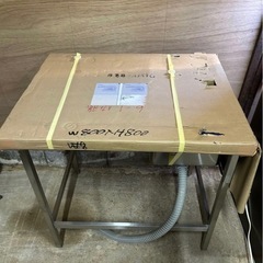 業務用台付一槽シンク【新品未使用】W760mmD600H800の画像