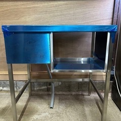 業務用台付一槽シンク【新品未使用】W760mmD600H800の画像