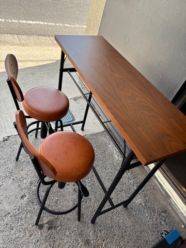 決まりました【美品】カウンターテーブルセット
