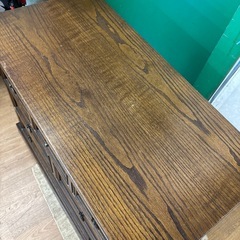 ☆ドリーム荒牧店☆ジモティー割引有☆【クリーニング済み】アンティーク北欧3段チェストの画像