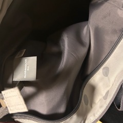 OLIVE des OLIVE トートバッグ　マザーズバッグ　ハンドバッグ　ドット柄　グレー トートバッグ ハンドバッグ ドット柄の画像