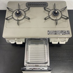 【ご来店限定】＊ リンナイ 都市ガス ガスコンロ　2022年製＊0129-1の画像