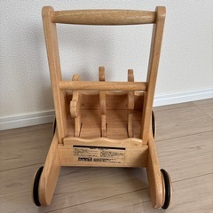 手押し車 赤ちゃん 、幼児用ツールテーブル、木製 ベビーウォーカー 手押し車 男の子と女の子の画像