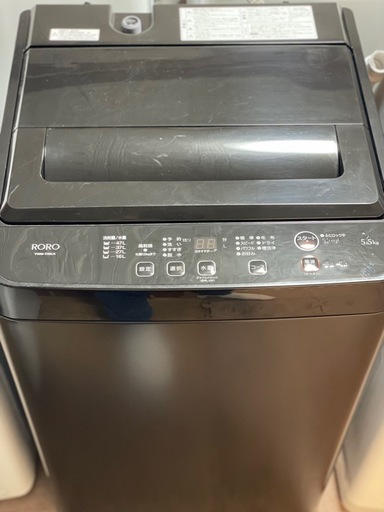 送料・設置込み可?表示価格より10%OFF?　洗濯機　5.5kg ヤマダ電機　2024年【分解クリーニング済み】