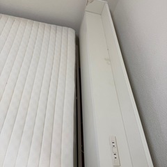 ベッド　フレーム　マットレス　セミダブルの画像