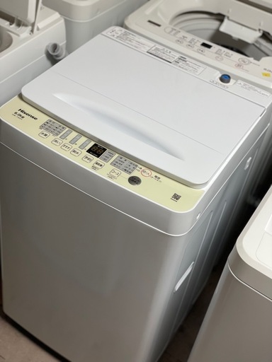 送料・設置込み可?表示価格より10%OFF?　洗濯機　6kg  Hisense 2023年【分解クリーニング済み】