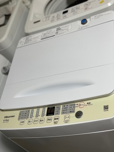 送料・設置込み可?表示価格より10%OFF?　洗濯機　6kg  Hisense 2023年【分解クリーニング済み】