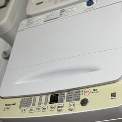 送料・設置込み可🉐表示価格より10%OFF🉐　洗濯機　6kg  Hisense 2023年【分解クリーニング済み】の画像