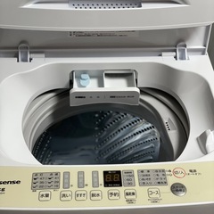 送料・設置込み可🉐表示価格より10%OFF🉐　洗濯機　6kg  Hisense 2023年【分解クリーニング済み】の画像
