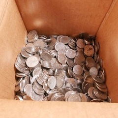 【大量5kg】アーケードメダル 20mm 5セントサイズ 約1250枚 まとめ売りの画像