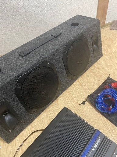 ? カーオーディオキット完全セット：Alpineアンプ + スピーカー + 配線キット