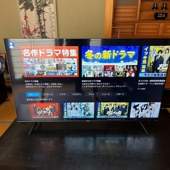 ハイセンス55インチ　スマートテレビの画像