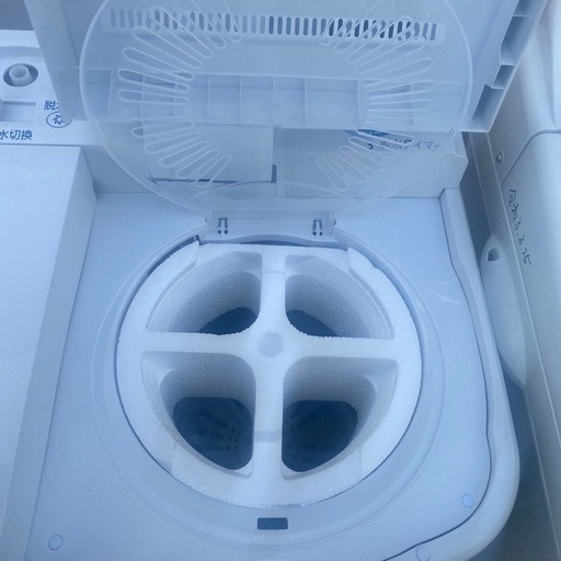 4/5値下げしました⭐️高年式⭐️2025年製 AQUA 5kg  二槽式洗濯機 AQW-N501 抗菌ビッグパルセーター ステンレス