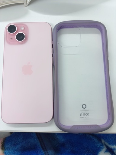 iPhone15 256GB  simフリー+iFace