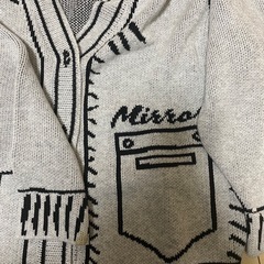 SCOTCLUB だまし絵　ニットカーディガンの画像