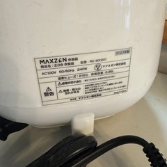 ２合　炊飯器の画像