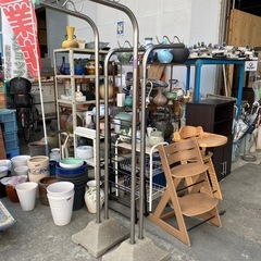 スチール製物干し台の画像