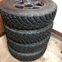 トランパスMT  195R16C    マナレイRT-5N ジムニー　MADの画像