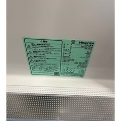 ⭐︎ハイセンス　2ドア　右開き　2023年製⭐︎の画像