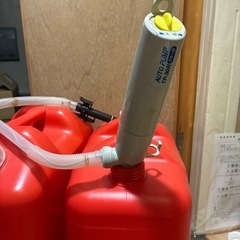 灯油入れるポリタンクの画像