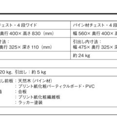 【お取引中】無印良品　パイン材チェスト⚠️2月1日まで　の画像