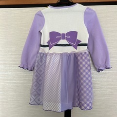 ラブパトリーナ! 紫色リボンパジャマ 130cmの画像