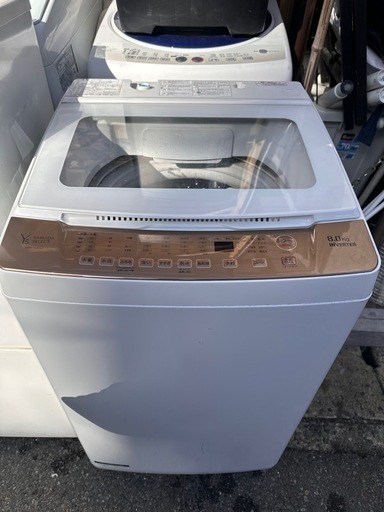 【2021年製】ヤマダ電機 全自動洗濯機 8.0kg YWM-TV80G1